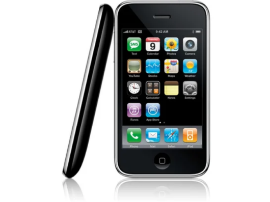 A photo of a first generation iPhone